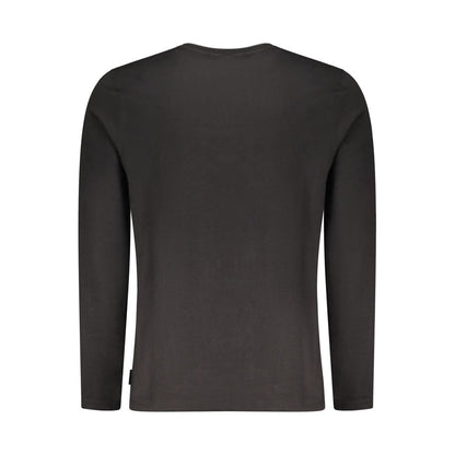 U.S. Grand Black Cotton Men T-Shirt