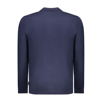 U.S. Grand Blu Cotton Men Polo