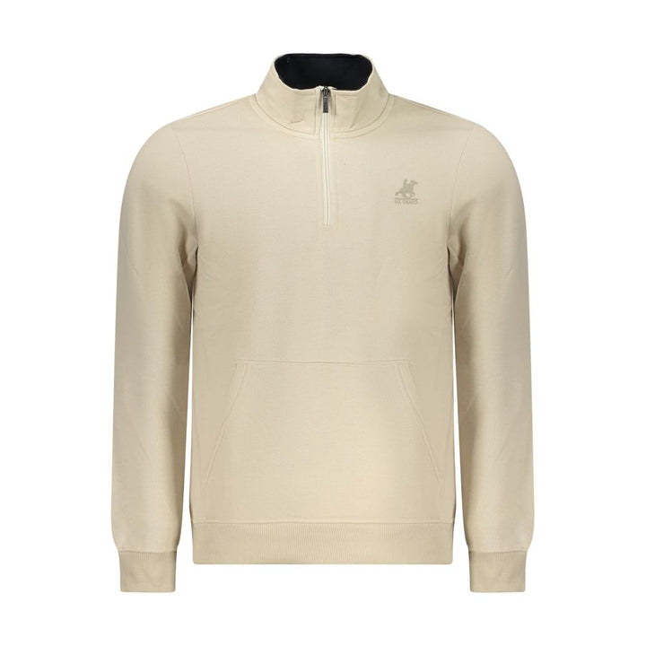 U.S. Grand Beige Polyester Men Sweatshirt