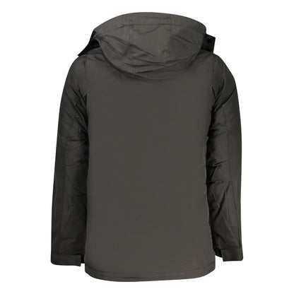 U.S. Grand Black Polyester Mens Jacket