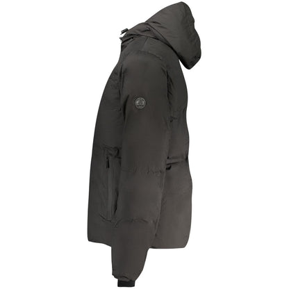 U.S. Grand Black Polyester Men's Jacket