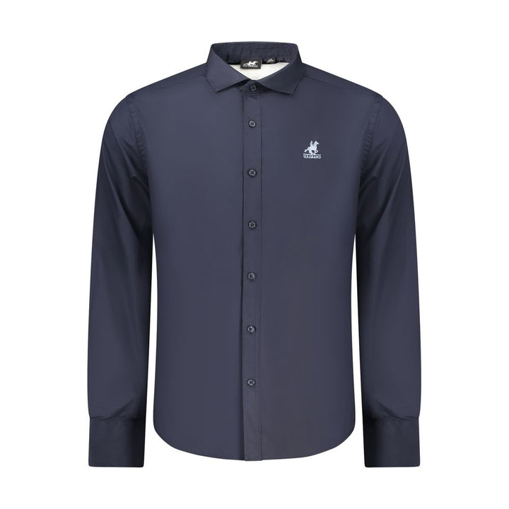 U.S. Grand Blue Cotton Men Shirt
