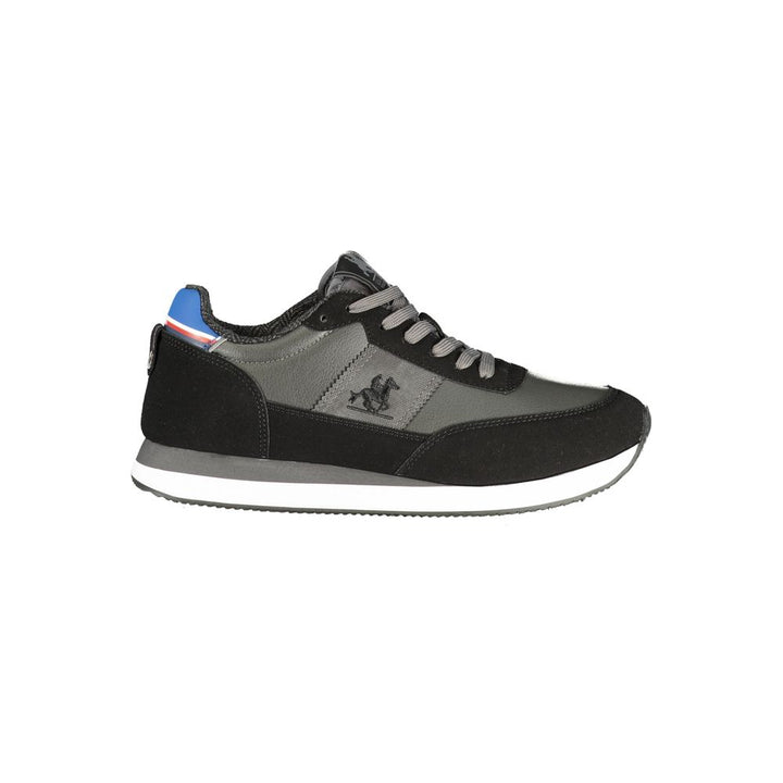 U.S. Grand Black Polyurethane Men Sneaker