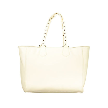 Cafenoir Beige Polyurethane Women's Shoulder Bag