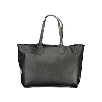 Cafenoir Black Polyurethane Women Shoulder Bag