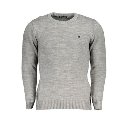 U.S. Grand Grigio Acrylic Men Sweater