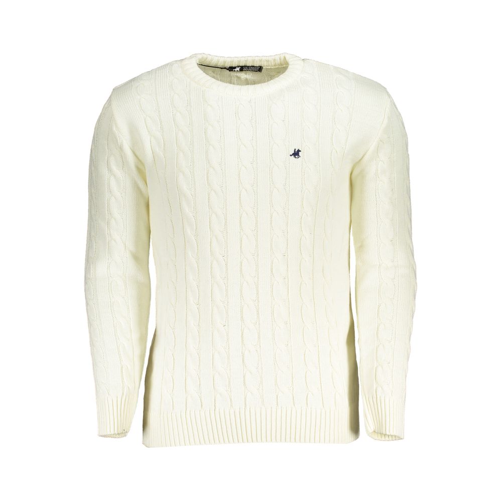 U.S. Grand Bianco Acrylic Men Sweater