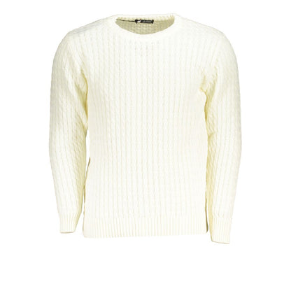 U.S. Grand Bianco Acrylic Men Sweater