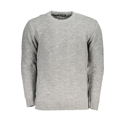 U.S. Grand Grigio Acrylic Men Sweater