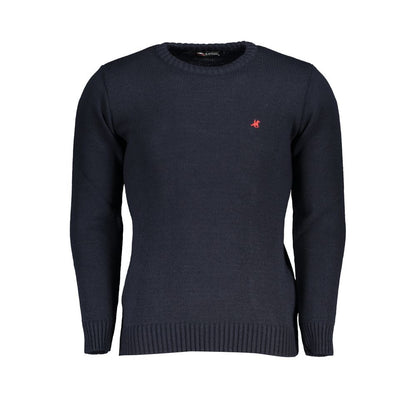 U.S. Grand Blue Acrylic Men Sweater