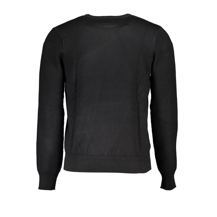 U.S. Grand Black Viscosa Mens Sweater