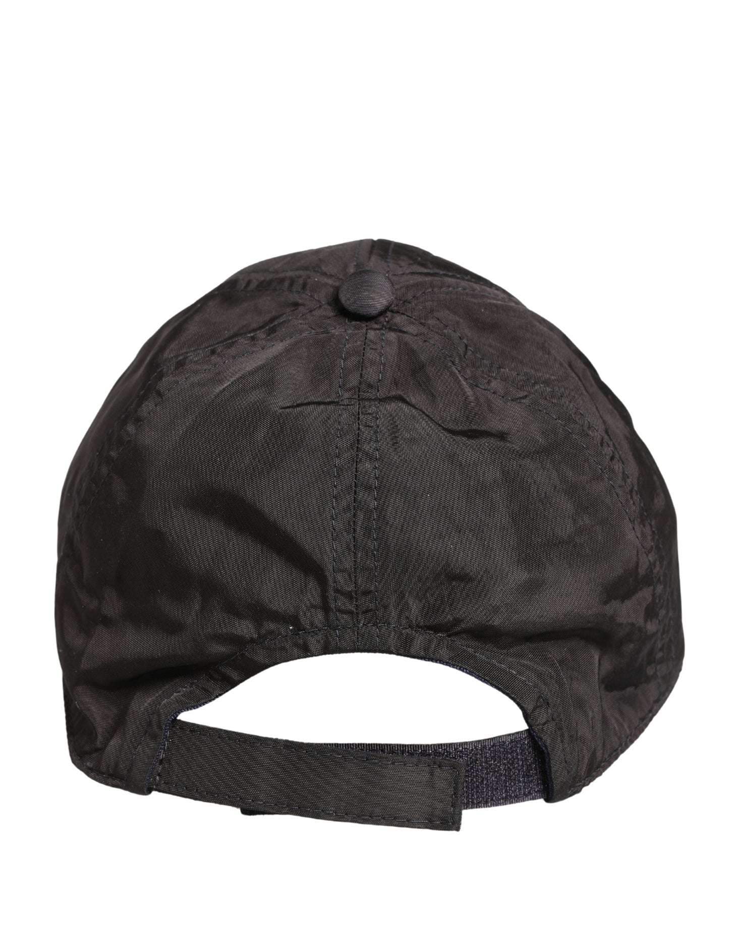 Dolce & Gabbana Men Black Cotton 6 Panels Baseball Cap Hat