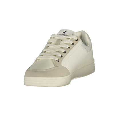 Navigare White Polyurethane Men Sneaker