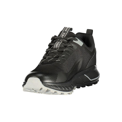Avirex Black Polyurethane Men Sneaker