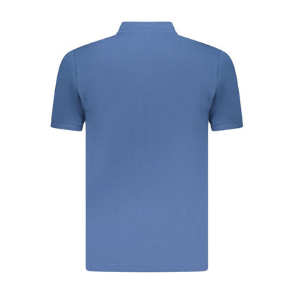 U.S. Grand Blue Cotton Men Polo Shirt