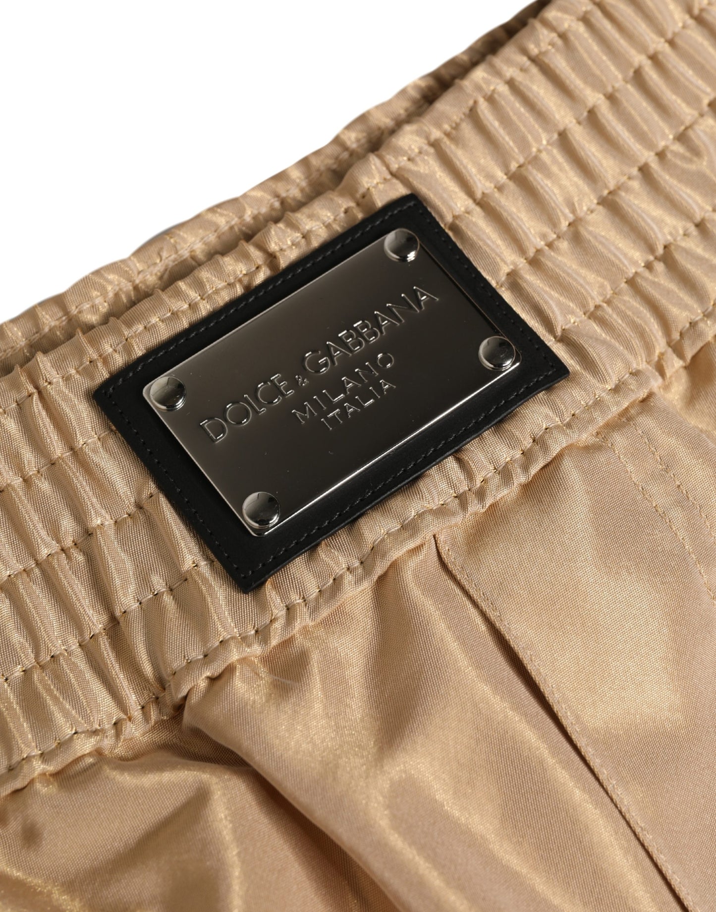 Calzoncillos bóxer de poliéster beige Dolce & Gabbana para hombre
