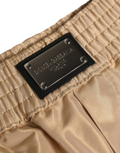 Calzoncillos bóxer de poliéster beige Dolce & Gabbana para hombre