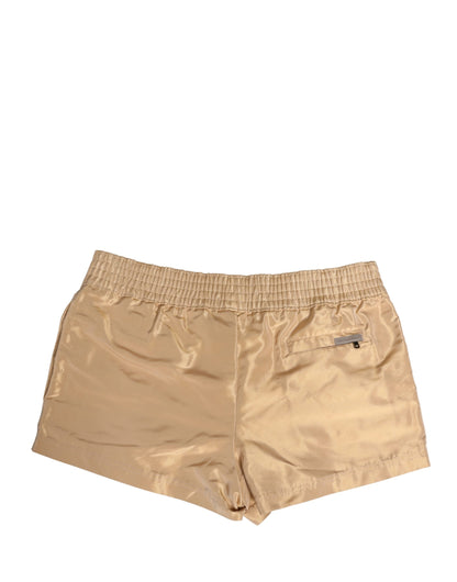 Calzoncillos bóxer de poliéster beige Dolce & Gabbana para hombre