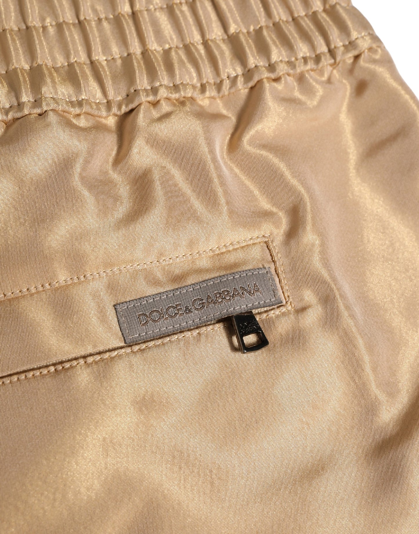 Calzoncillos bóxer de poliéster beige Dolce & Gabbana para hombre