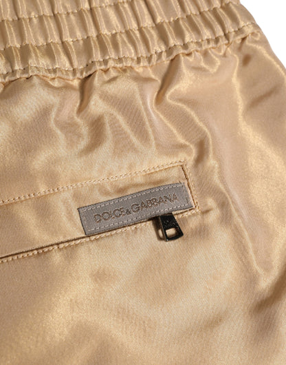 Calzoncillos bóxer de poliéster beige Dolce & Gabbana para hombre
