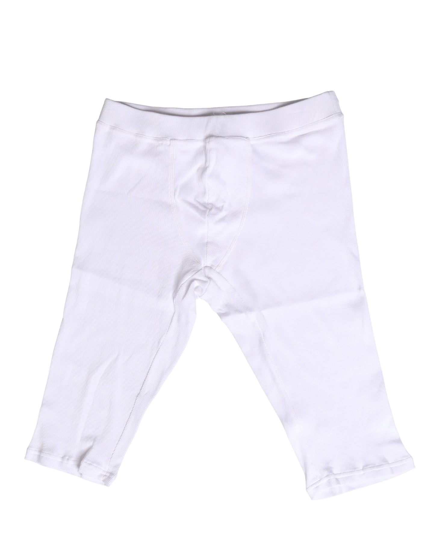 Dolce & Gabbana Caleçon Court Homme en Coton Blanc Sous-vêtement