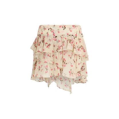 Isabel Marant Étoile Beige Viscose Mini Skirt