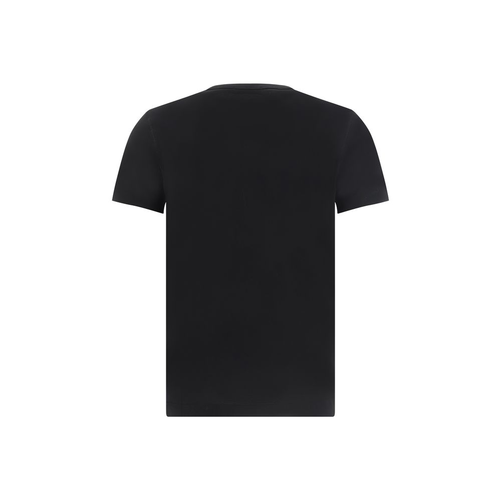 Camiseta de algodón negra Dolce & Gabbana