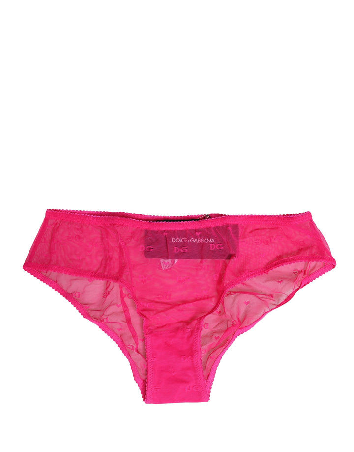 Braguita de encaje rosa Cheekini Dolce & Gabbana