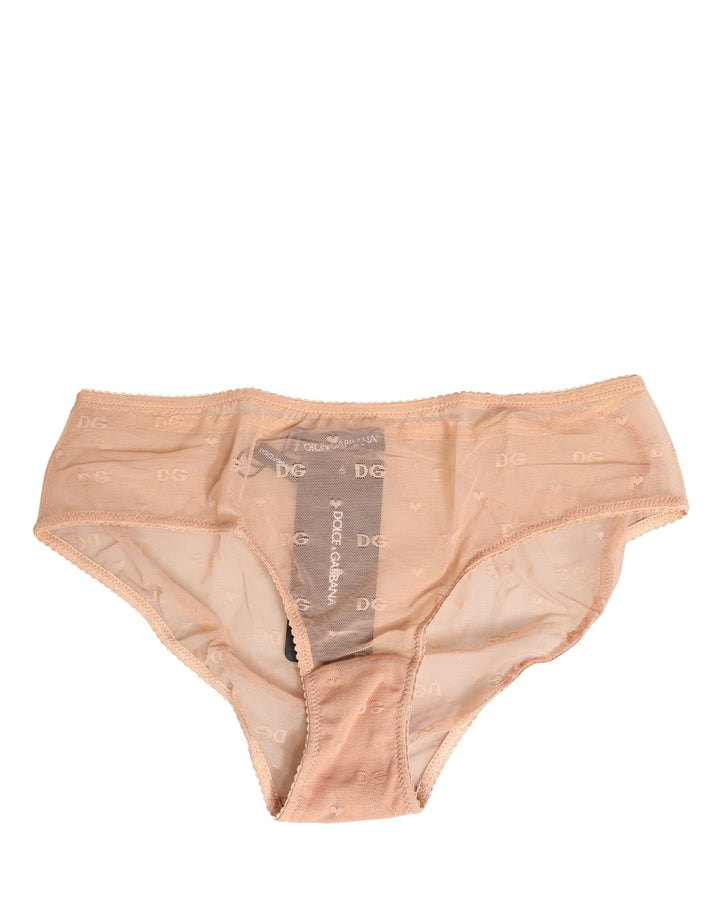 Ropa interior Dolce & Gabbana Cheekini de encaje beige