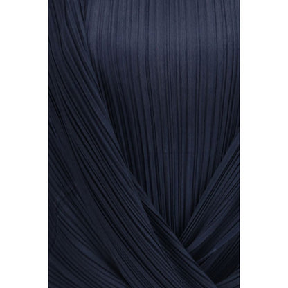 Blusa de viscosa azul Giorgio Armani