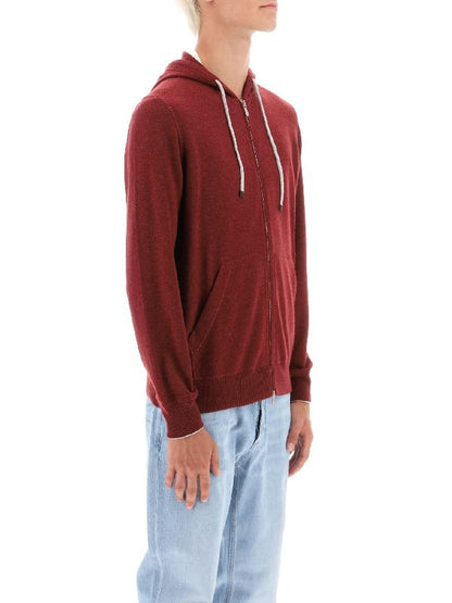 Brunello Cucinelli Red Cashmere Sweater