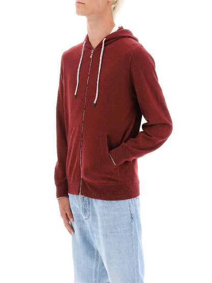 Brunello Cucinelli Red Cashmere Sweater