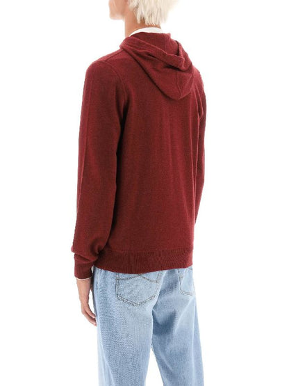 Brunello Cucinelli Red Cashmere Sweater