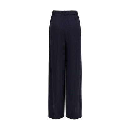 Pantalón casual de viscosa azul Gucci