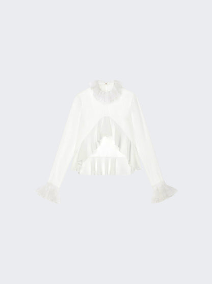 Givenchy White Fibres Blouse