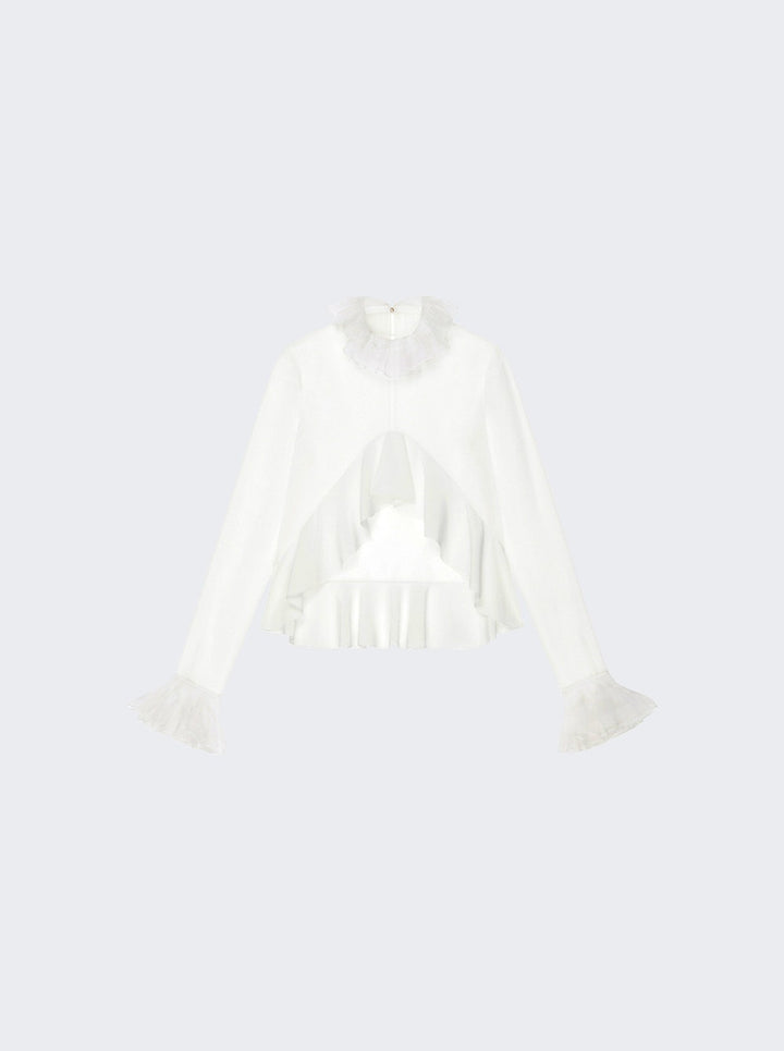 Givenchy White Fibres Blouse