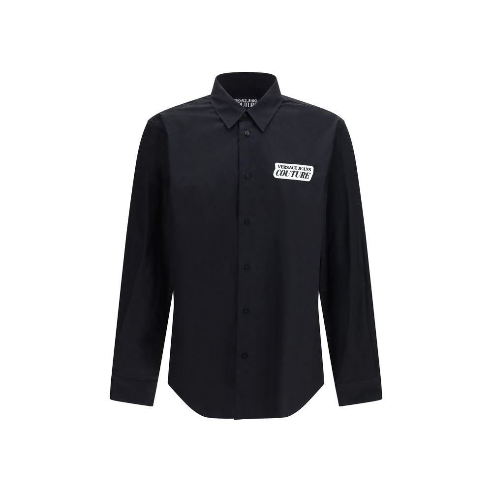 Chemise en coton noir Versace Jeans
