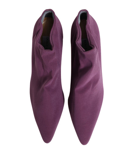 Chaussures Dolce & Gabbana Bottines en daim violet