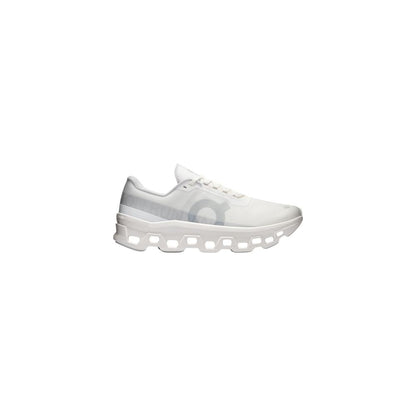 On Running White Recycled Polyester Athletic Sneakers