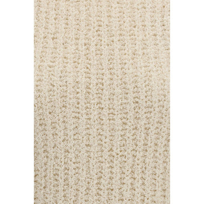 Suéter sin mangas de algodón beige Balmain