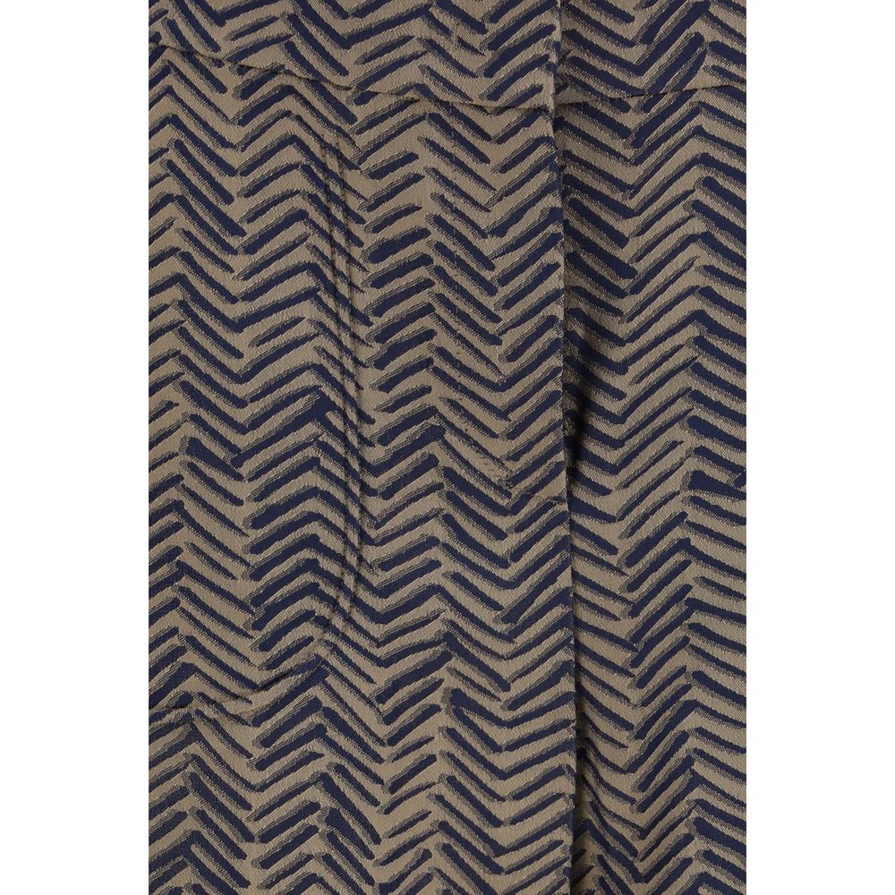 Pantalones casuales Giorgio Armani marrones de viscosa