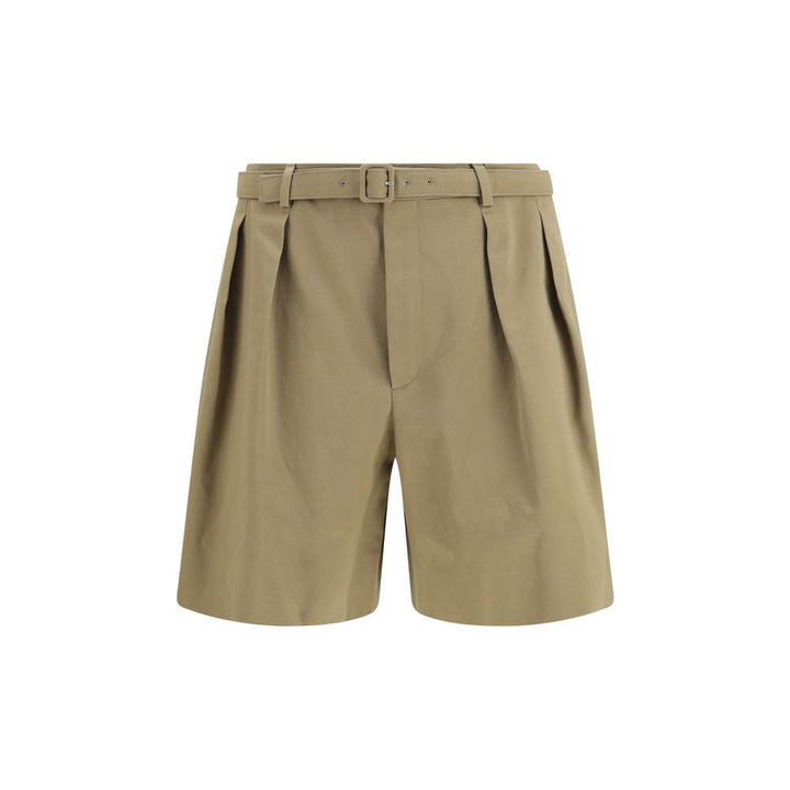 Saint Laurent Beige Cotton Bermuda Shorts