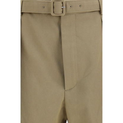 Saint Laurent Beige Cotton Bermuda Shorts