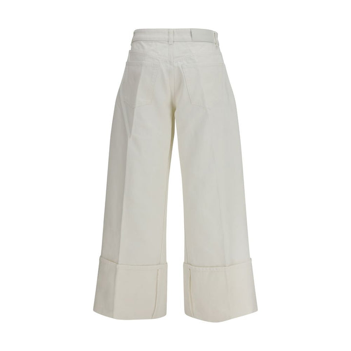 Givenchy Vaqueros de algodón blancos