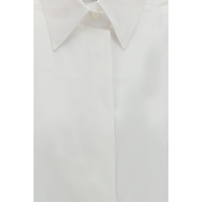 Camisa de vestir blanca de algodón Givenchy