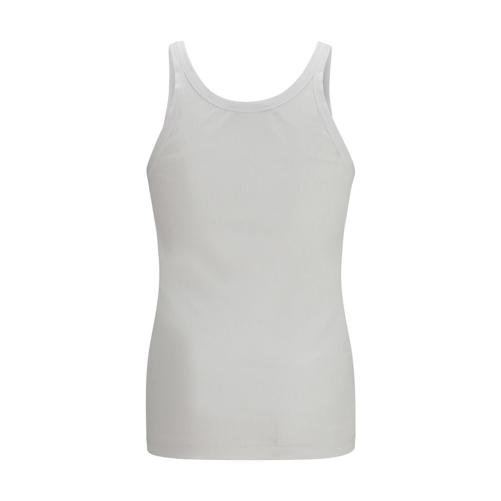 Top de algodón blanco Dolce & Gabbana