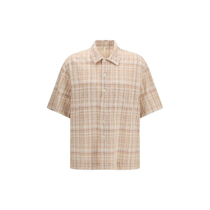 Sunflower Orange Cotton Pattern Shirt