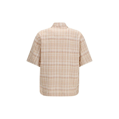 Sunflower Orange Cotton Pattern Shirt