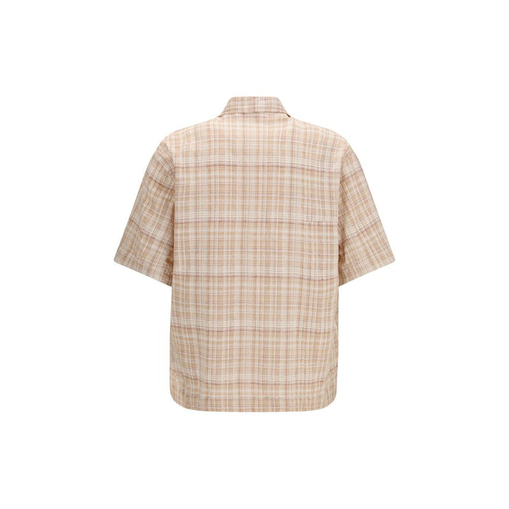 Sunflower Orange Cotton Pattern Shirt