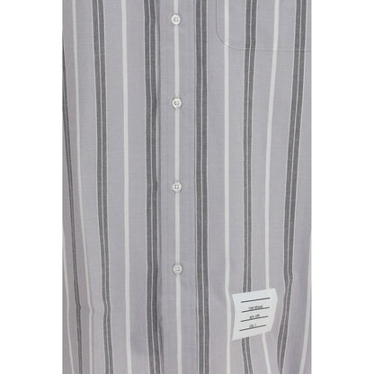 Thom Browne Gray Cotton Shirt